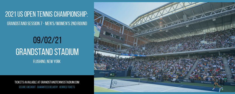 2021 US Open Tennis Championship: Grandstand Session 7 - Men's/Women's 2nd Round at Grandstand Stadium